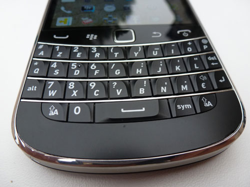 test blackberry bold 9900 tactile clavier blackberry os7 rim