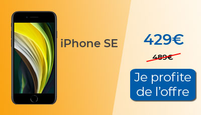iPhone SE promo Boulanger