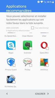Alcatel Idol 4S interface