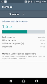 Sony Xperia XZ interface