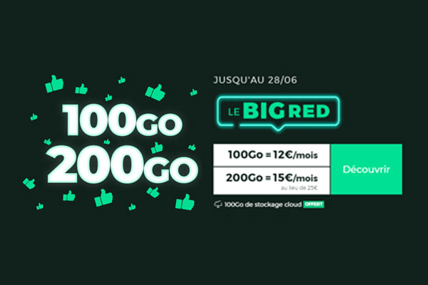 Les supers promos BIG RED sont prolongées de 4 jours !