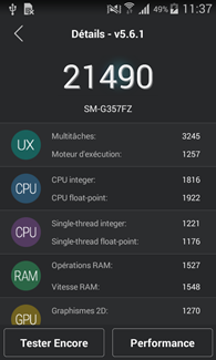 Samsung Galaxy Ace 4 : AnTuTu