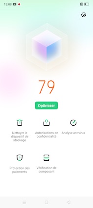 Oppo Reno 2 : menu paramètres
