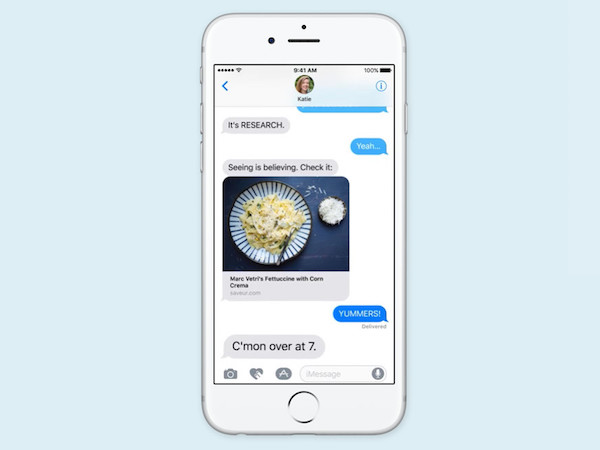 Apple iOS 10 Messages