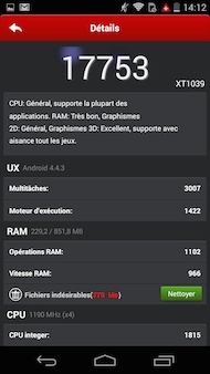 Moto G 4G antutu
