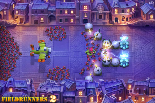 capture d'écran Fieldrunners 2 sur iPhone