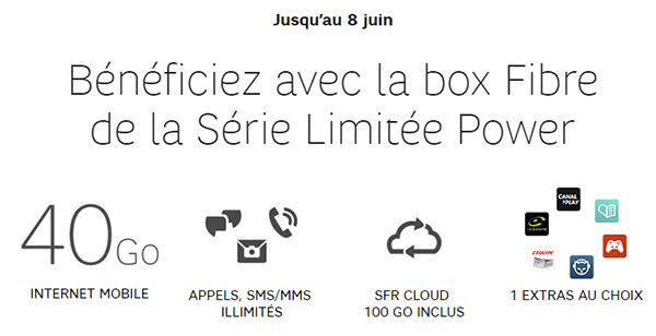 SFR lance un forfait 4G avec 40 Go de data pour ses clients Fibre