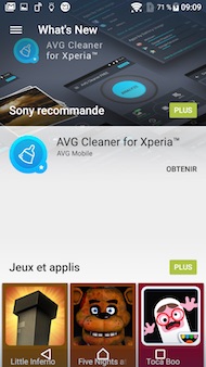 Sony Xperia XA Ultra interface