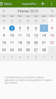 Galaxy A5 interface