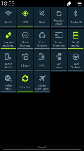 Samsung Galaxy Mega 6.3 notifications