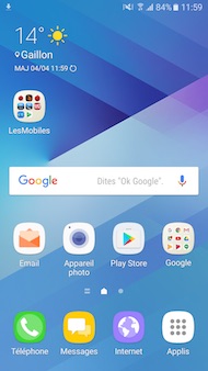 Samsung Galaxy A5 (2017) interface