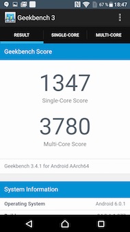 Sony Xperia X performance