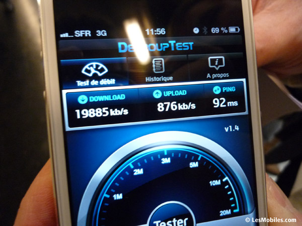 SFR 3G+ dans le métro : test avec iPhone 5