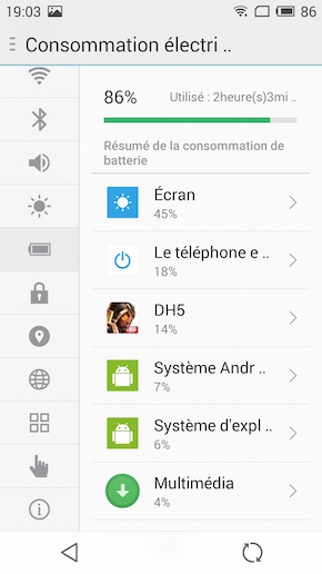 Meizu m1 note interface