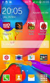 Samsung Galaxy Ace 4 : bureau