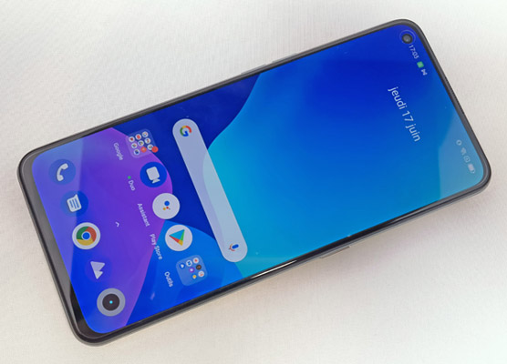 Ecran du realme GT
