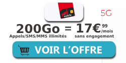 forfait NRJ 200Go