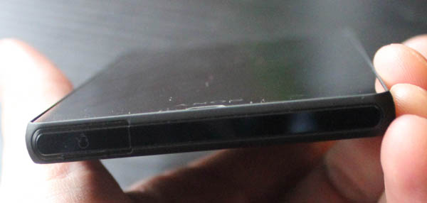 Sony Xperia Z poussière