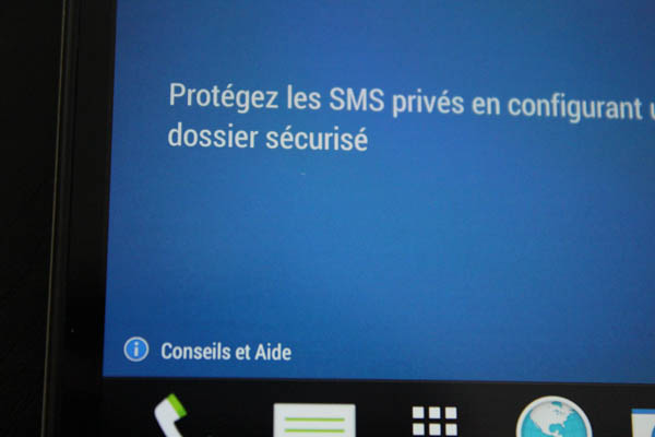 HTC One : écran