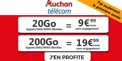 Forfaits auchan 