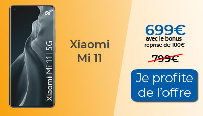 Xiaomi Mi 11 bonus reprise chez Boulanger