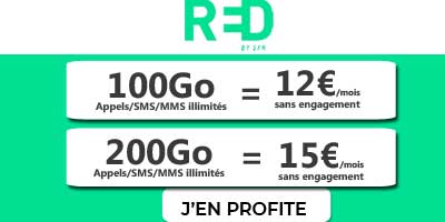 Forfaits RED 100Go 