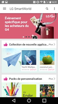 LG G4 interface