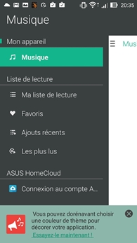 Asus ZenFone Max : Musique
