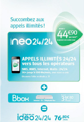 Bouygues Telecom lance un nouveau forfait neo 24/24 (série limitée)