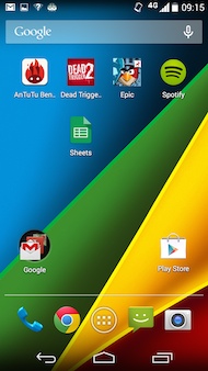 Moto G 4G interface