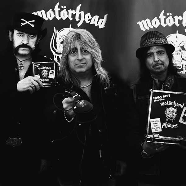 Motörheadphönes, une nouvelle gamme de casques, d'intras et d'étuis compatibles avec les smartphones pour les amateurs de rock