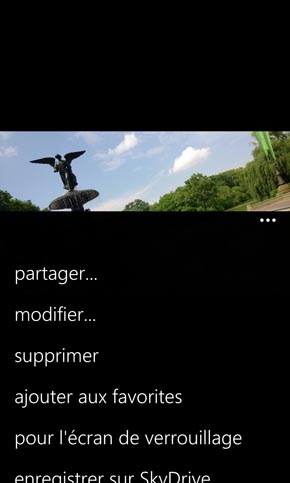 Nokia Lumia 925 : menu multimédia