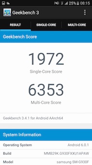 Samsung Galaxy S7 performance