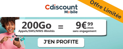 Forfait Cdiscount 200Go