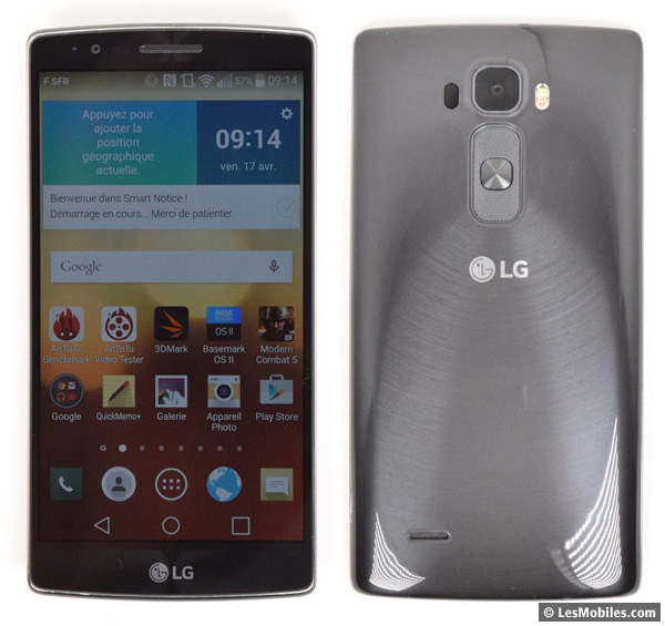 LG G Flex 2 : avant / arrière