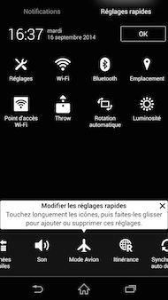 Xperia Z3 Interface