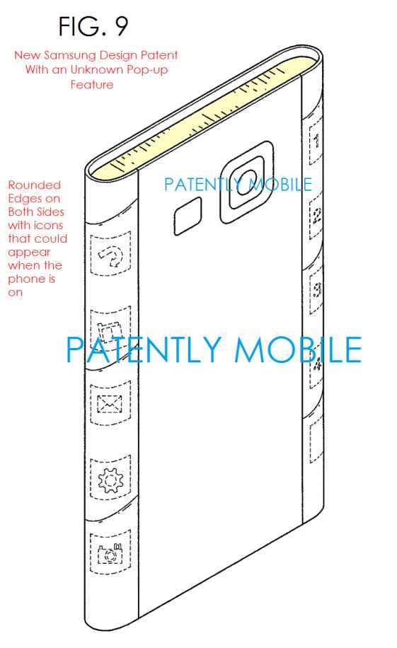 Galaxy S Edge : un écran avec deux tranches aperçu dans un brevet Samsung