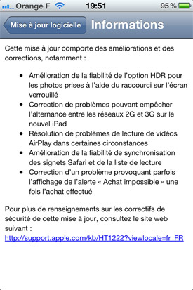 Apple iOS 5.1.1