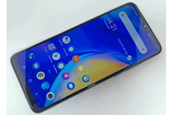 Ecran du TCL 20 SE
