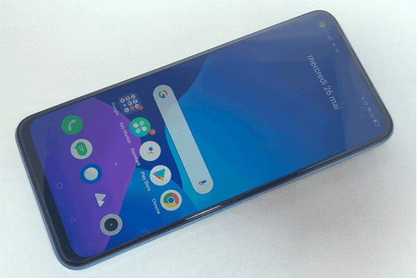 Ecran du realme 8 5G