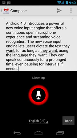 Android 2.4 4.0 ice cream sandwich présentation officielle Google