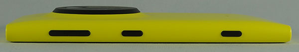 Nokia Lumia 1020 : côté droit