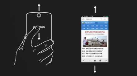 Oppo N1 - scrolling