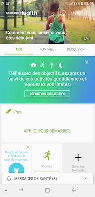 Samsung Galaxy A6 interface