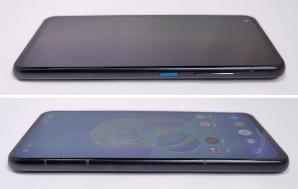 Le profil de l'Asus Zenfone 8