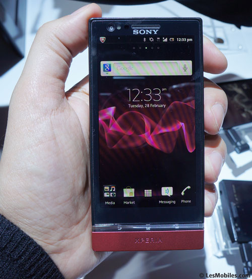 sony xperia P sony xperia U