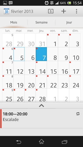 Sony Xperia Z agenda