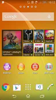 Sony Xperia E3 : bureau