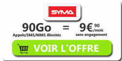 promo forfait 90Go