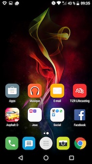 Alcatel Idol 4S interface